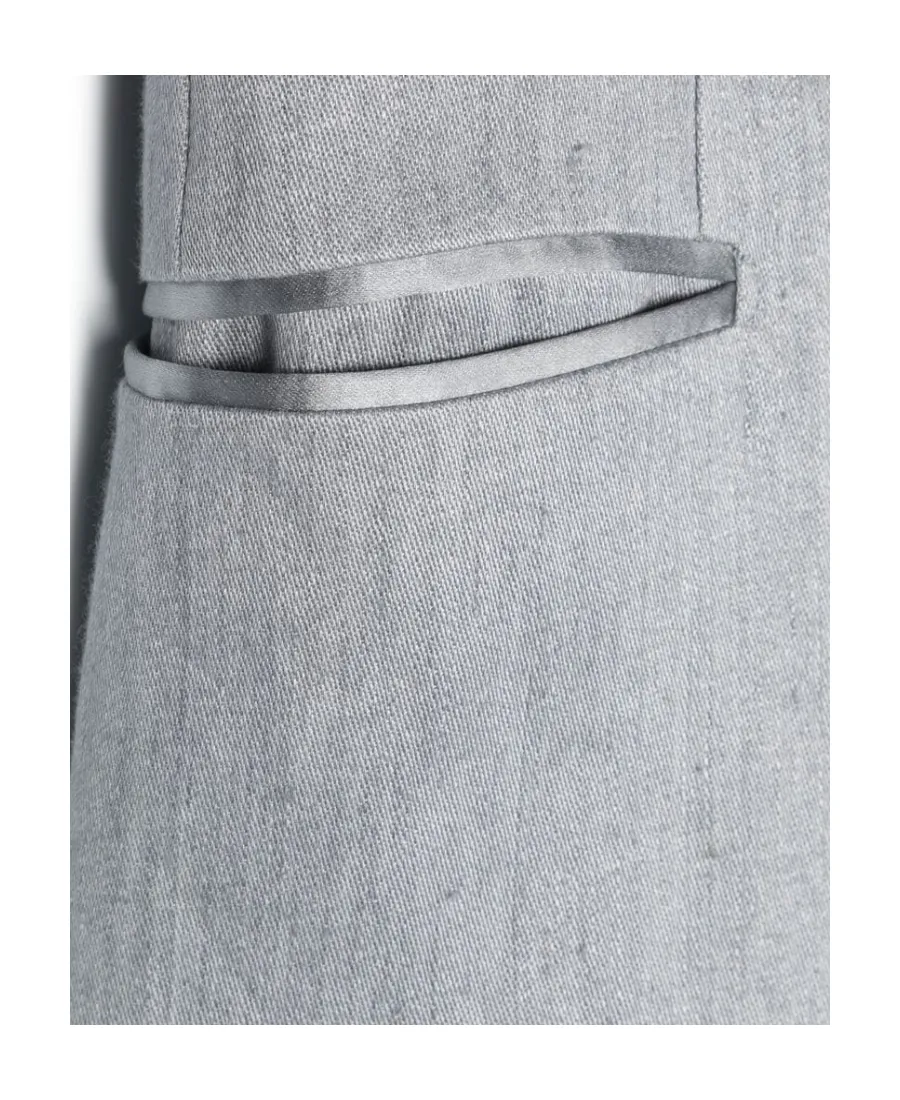 Single-Breasted Linen Blazer