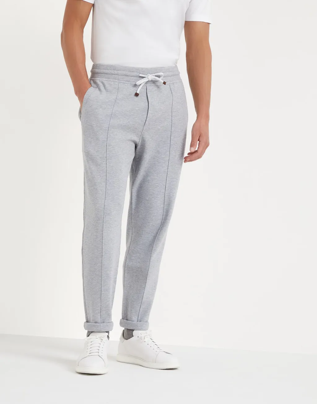 Tapered Leg Trousers