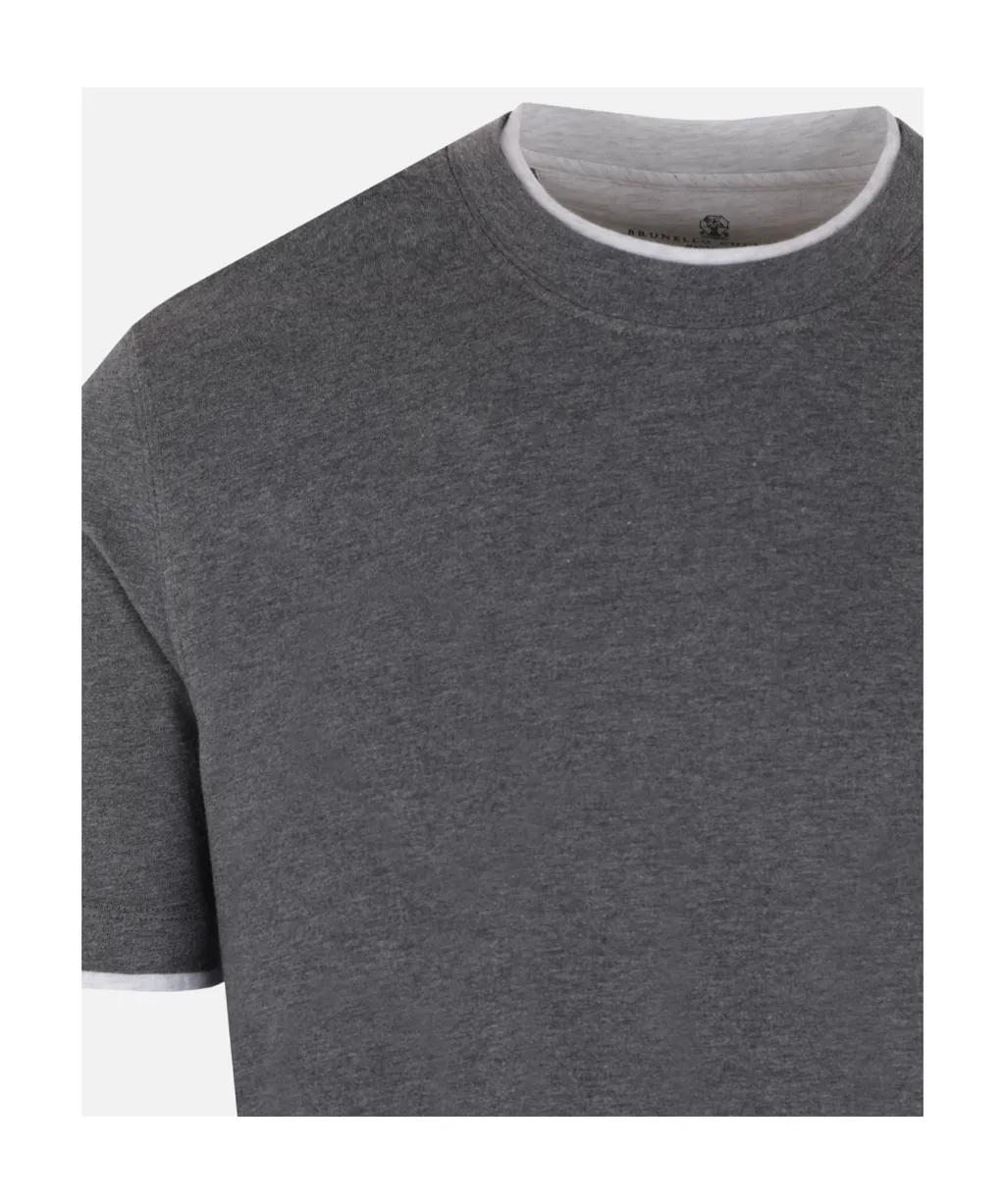 Layered Crewneck T-Shirt