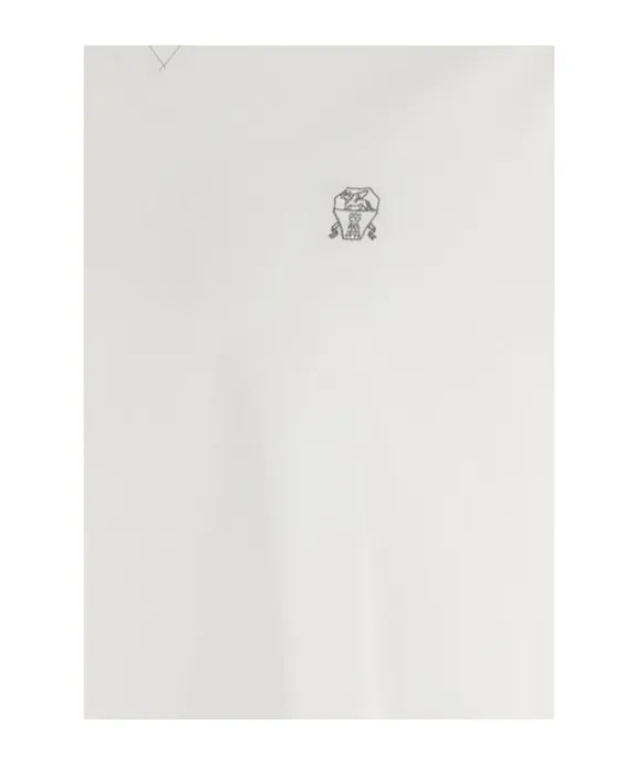 Logo Embroidered Crewneck T-Shirt