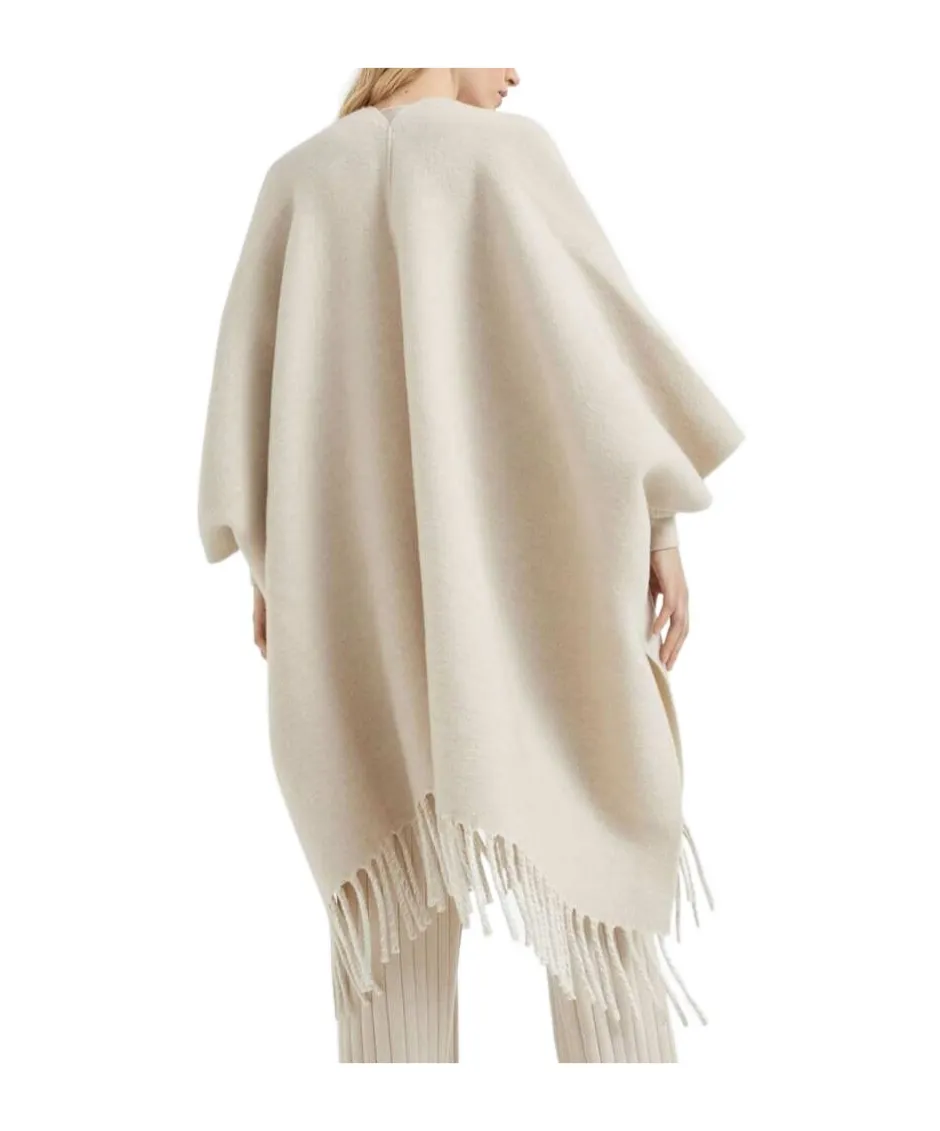 Double Knitted Poncho