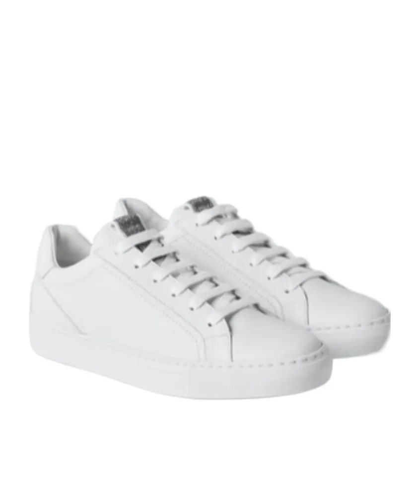 Monili-Detailed Lace-Up Sneakers