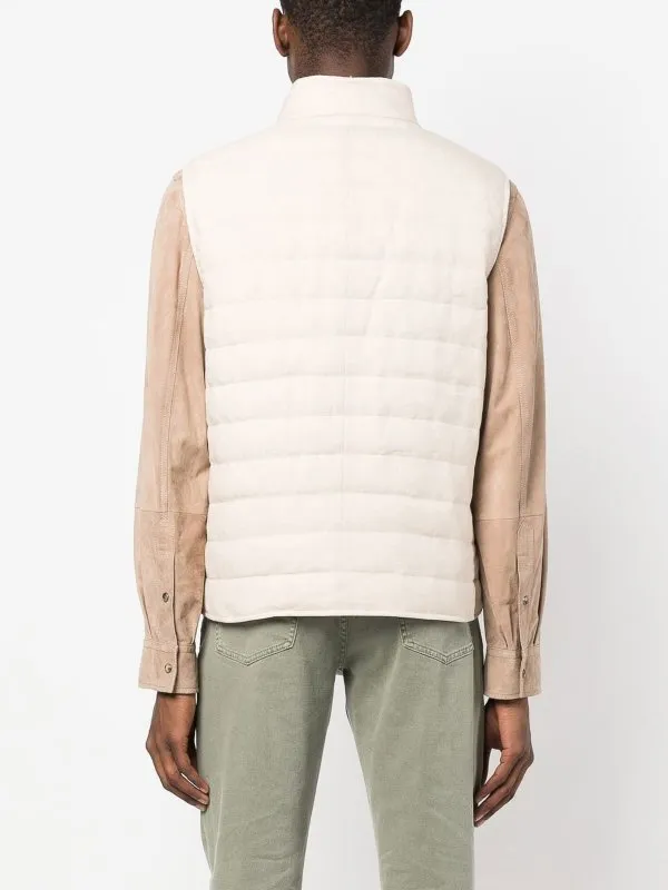 Feather-Down Padded Gilet