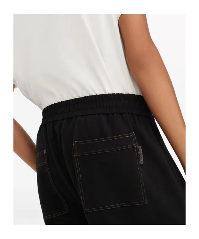 Cropped Asymmetric Zipped Jacket