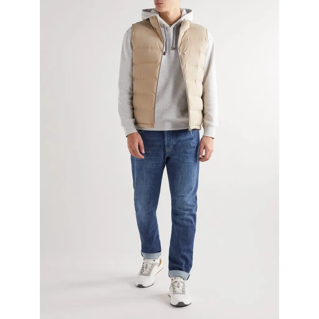 Logo Patch Straight-Leg Jeans