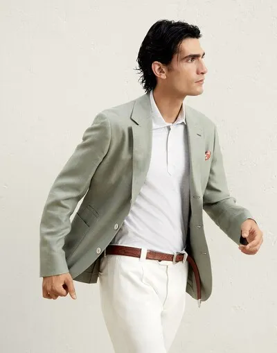Tailored Linen Blazer