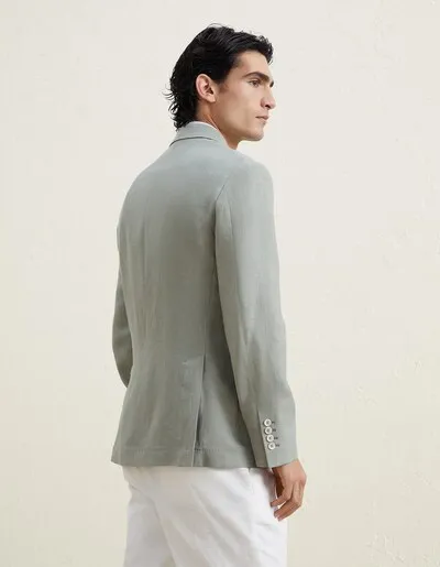 Tailored Linen Blazer