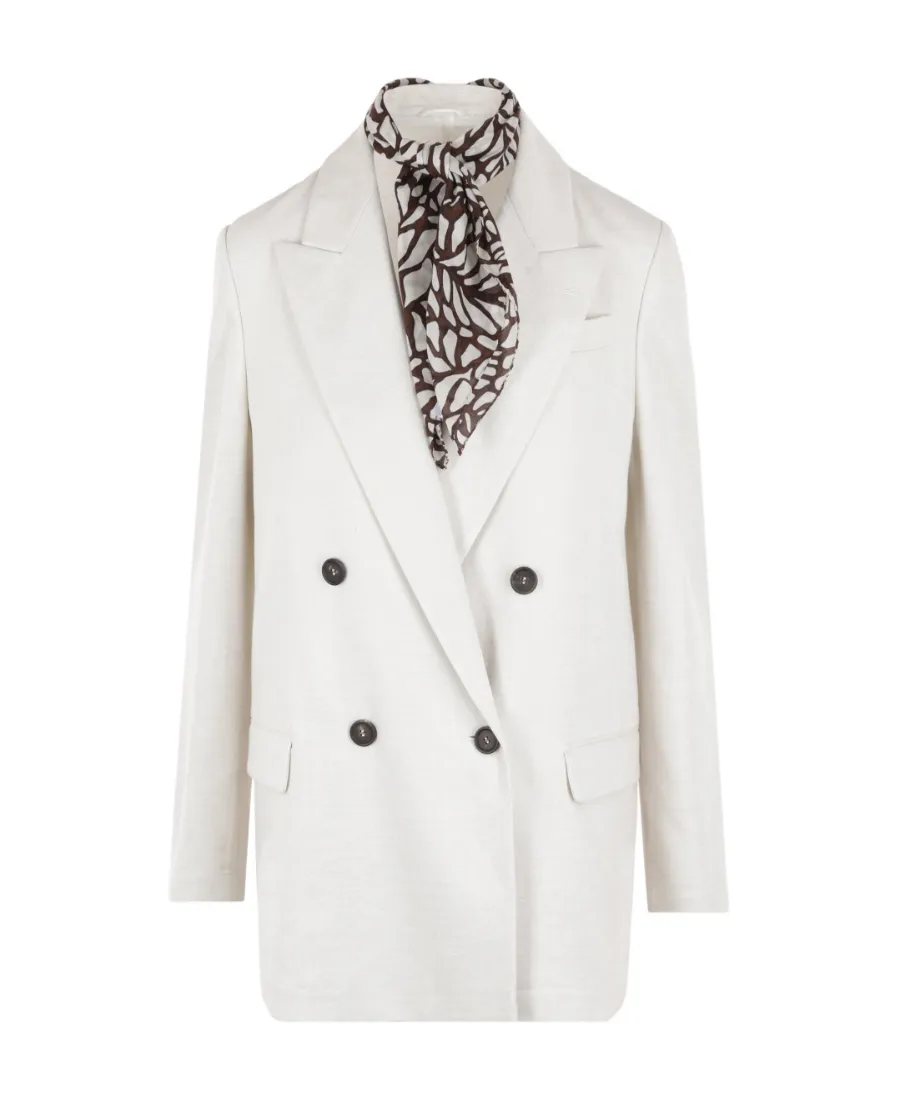 Scarf Detailed Tailored Blazer