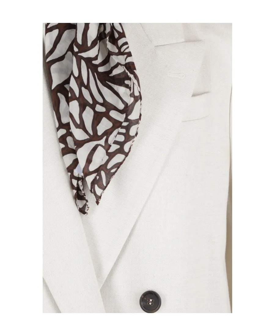 Scarf Detailed Tailored Blazer