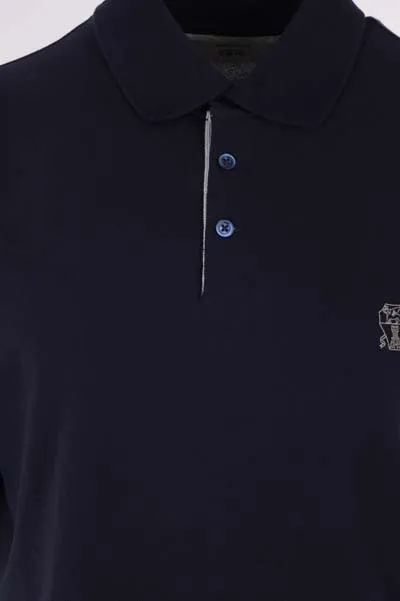 Embroidered Cotton Polo Shirt