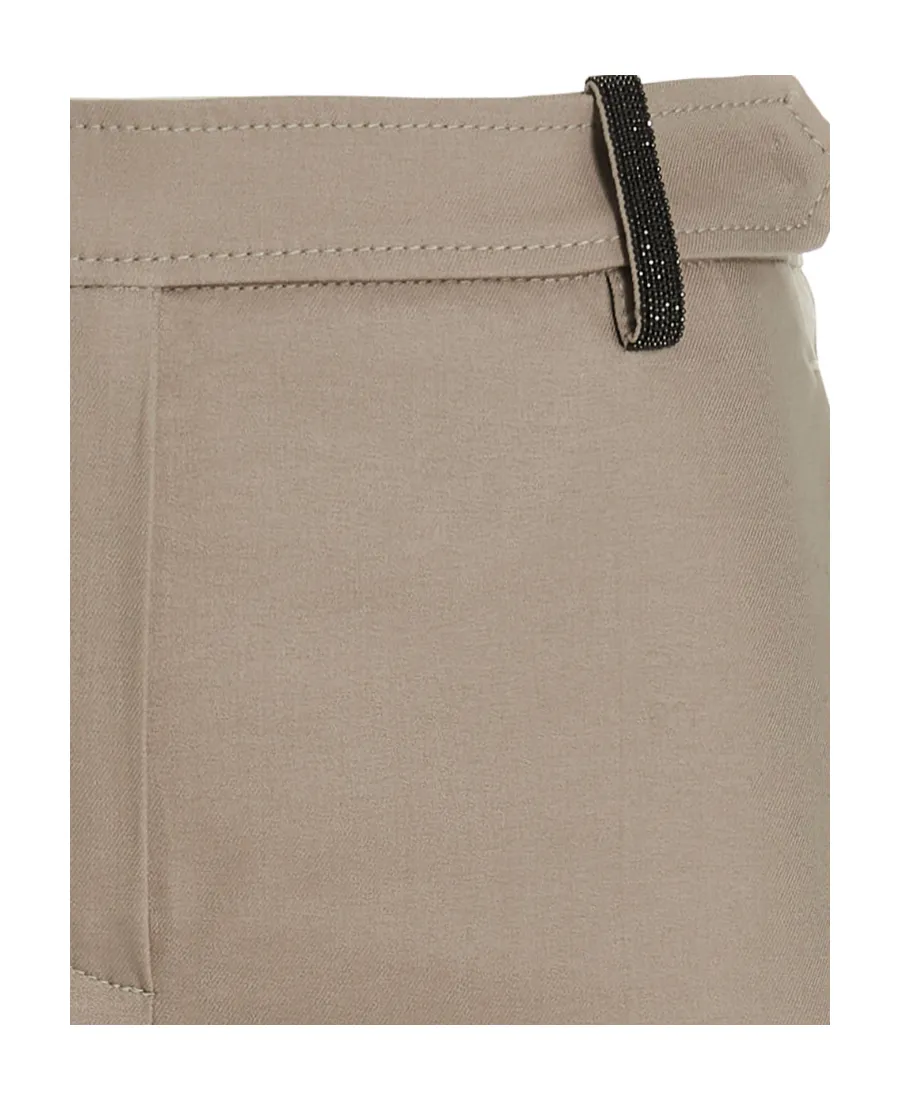 Slim Fit Cigarette Trousers