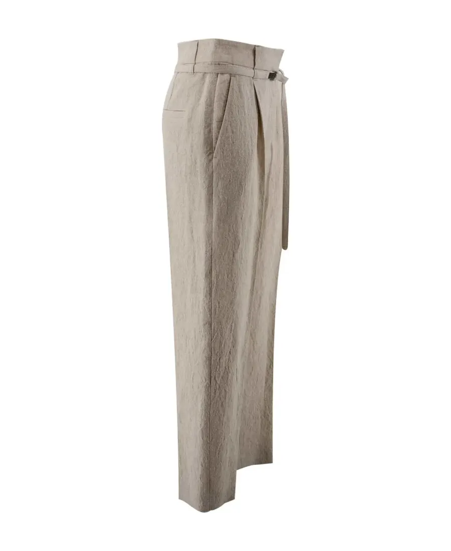 Cropped Tapered Trousers