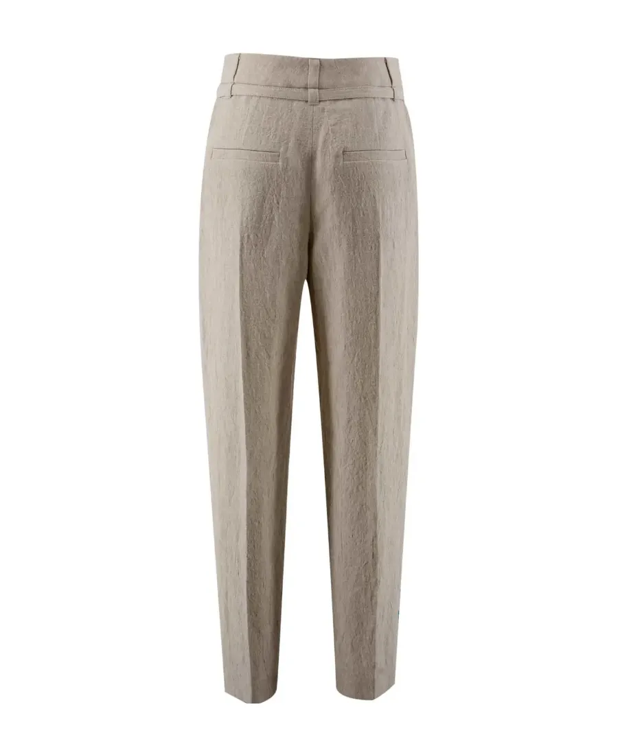 Cropped Tapered Trousers