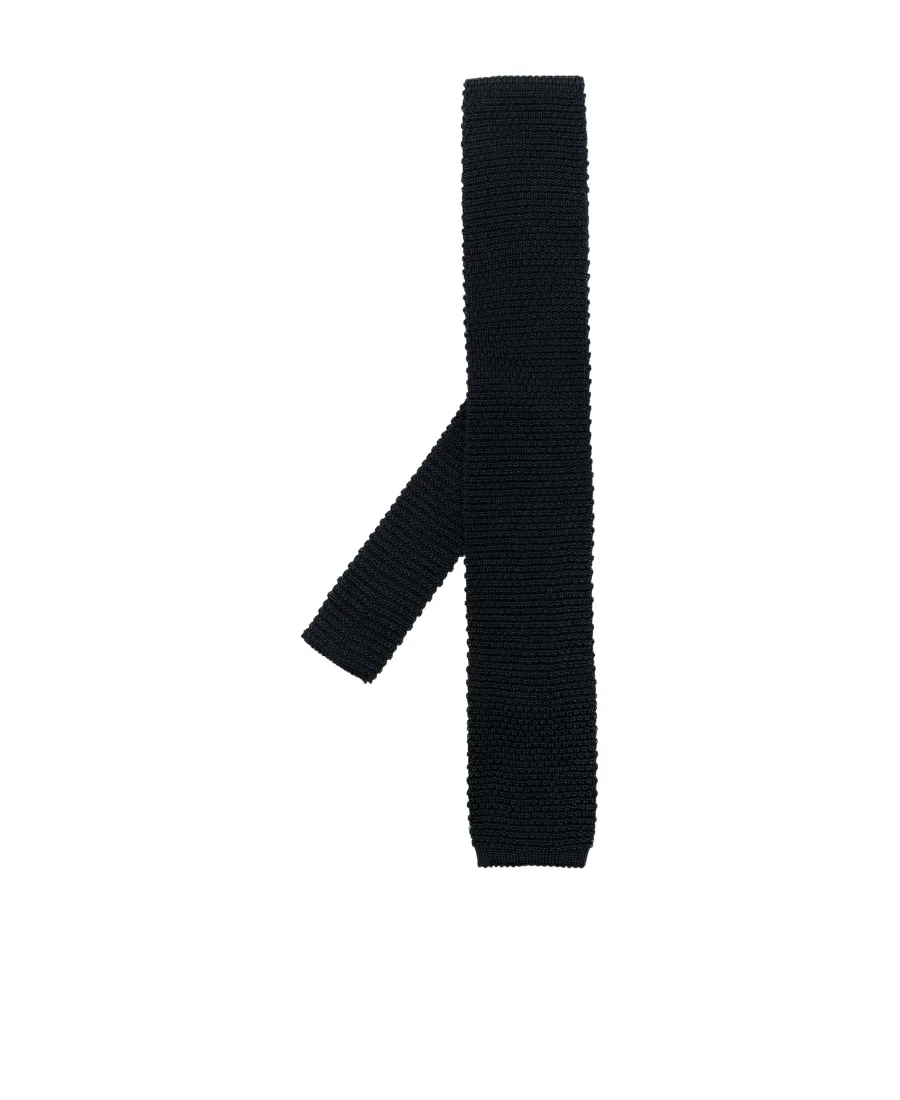 Square-Tip Knitted Tie