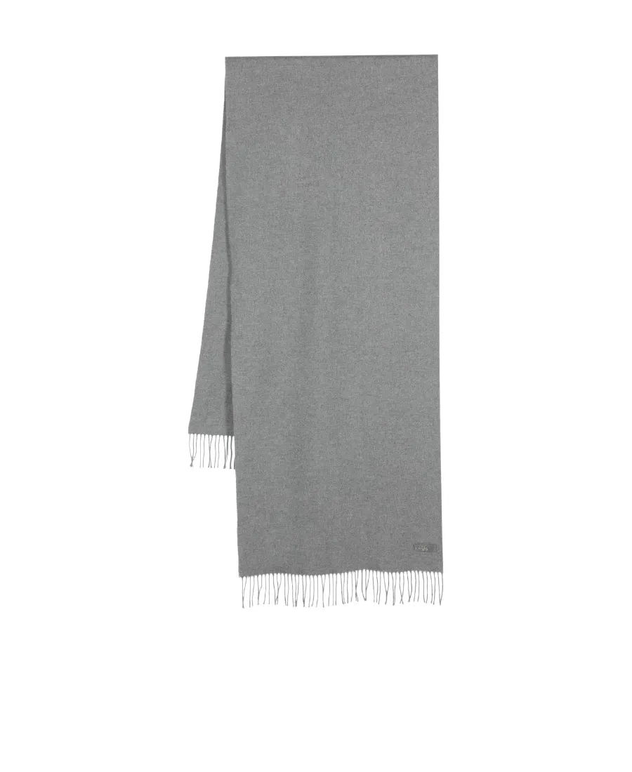 Fringed Silk Scarf