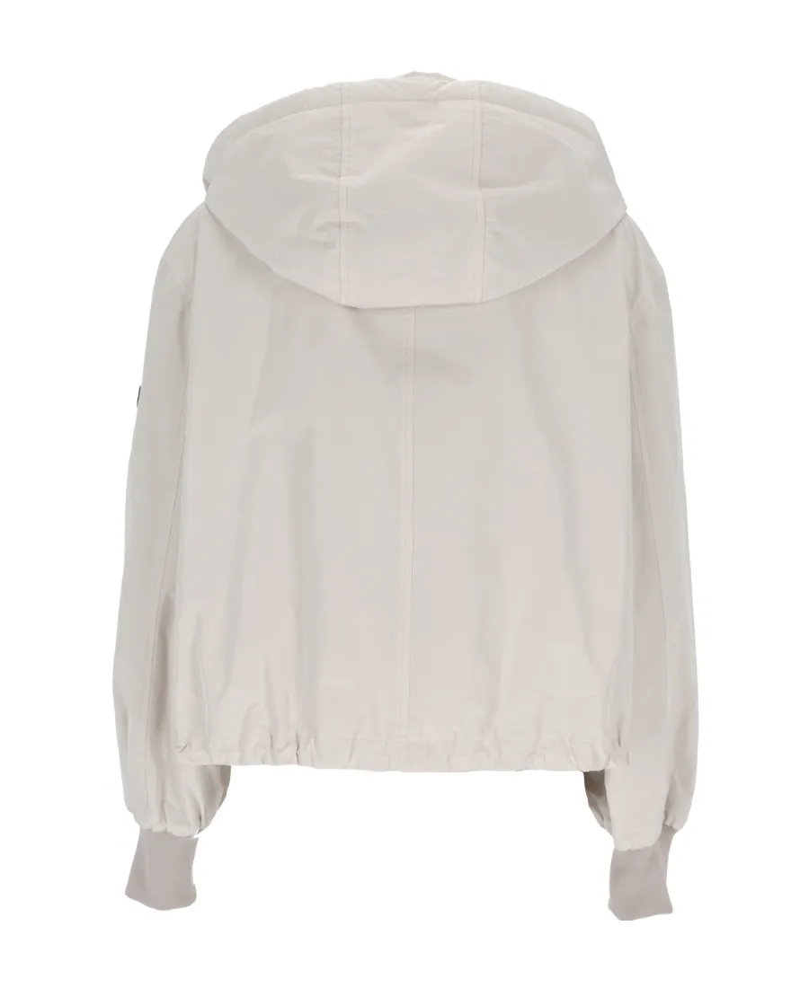 Zip-Fastening Hooded Jacket