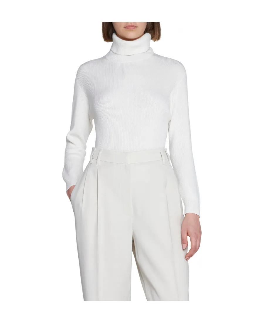 Turtleneck Ribbed-Knit Jumper