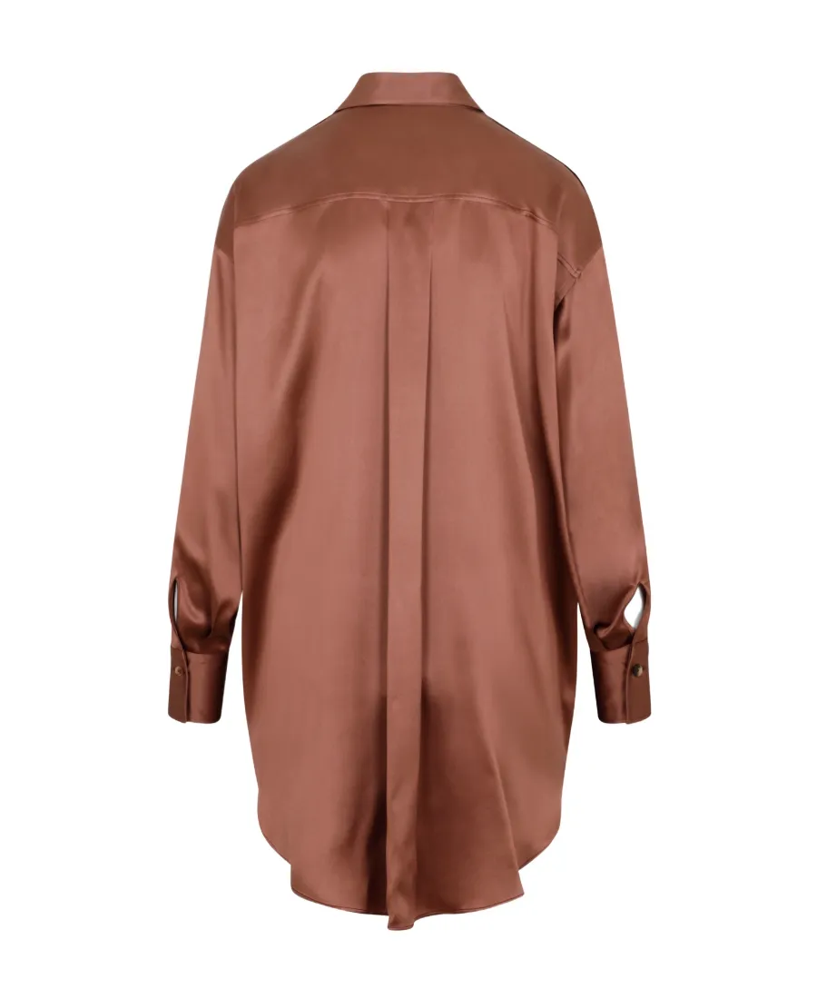 Button-Up Oversized-Fit Shirt