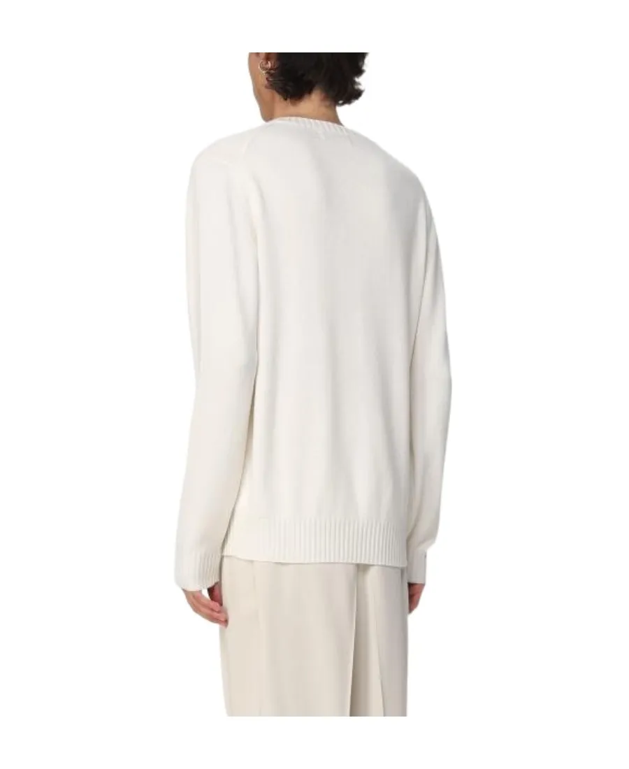 Crew-Neck Knitted Cashmere Jumper