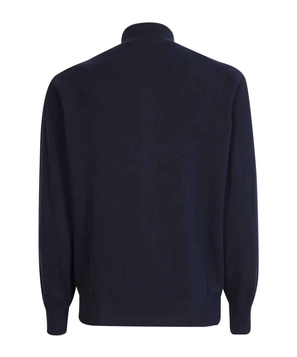 Zipped Knitted Cardigan