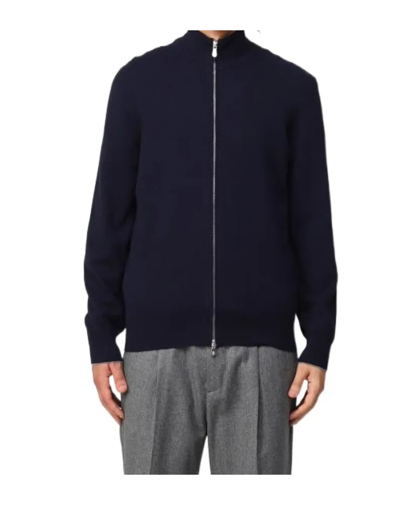 Zipped Knitted Cardigan