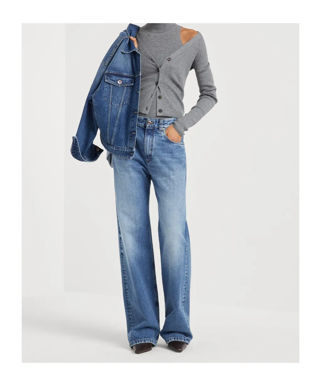 Sparkling Turtleneck Knitted Top