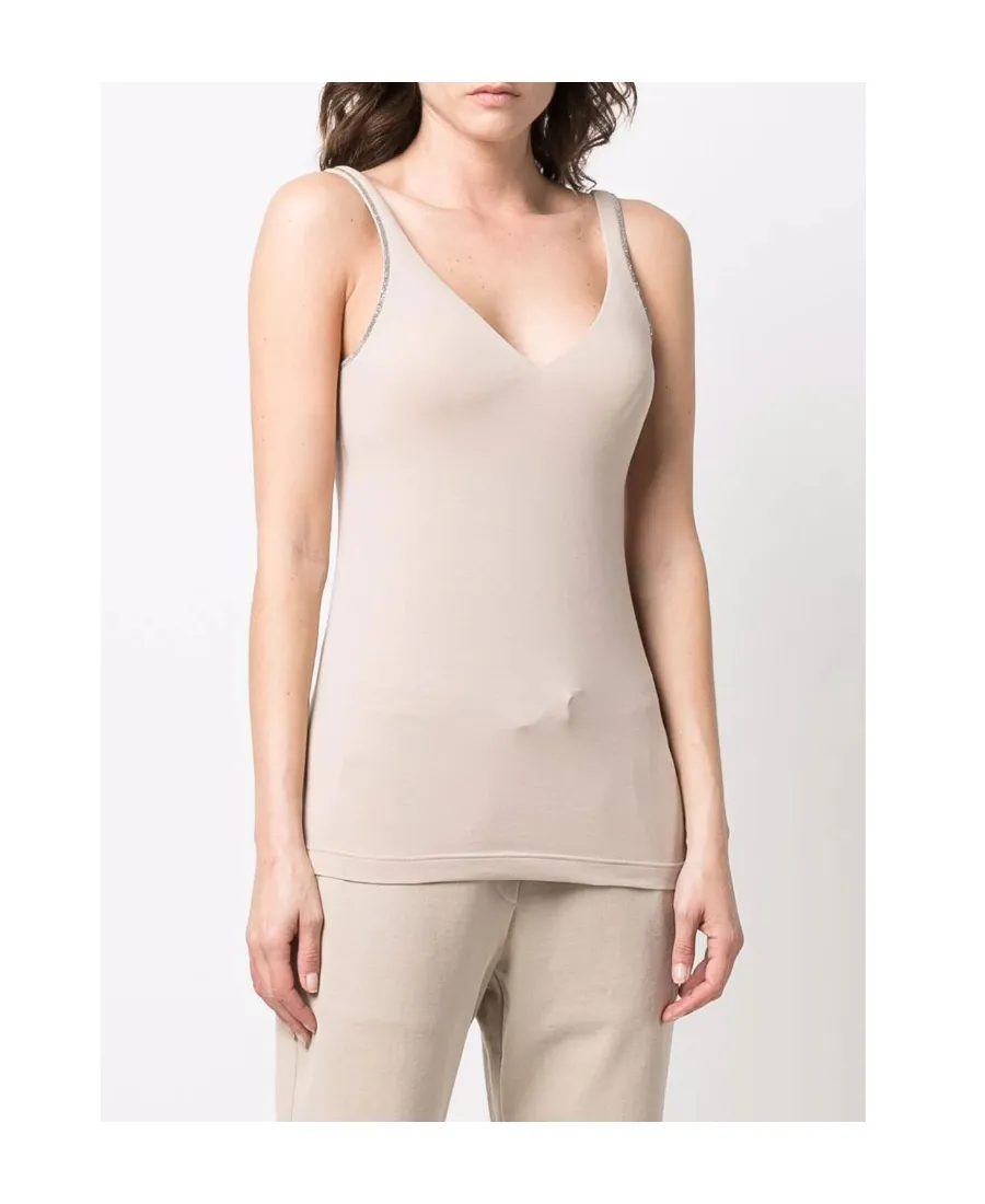 Slim-Fit V-Neck Tank Top