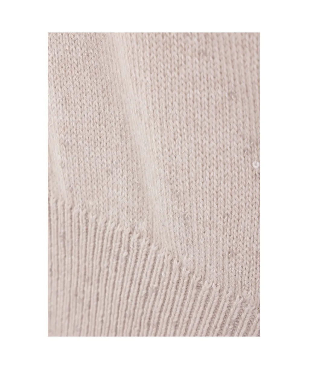 V-Neck Sequin Embellished Knit Jumper