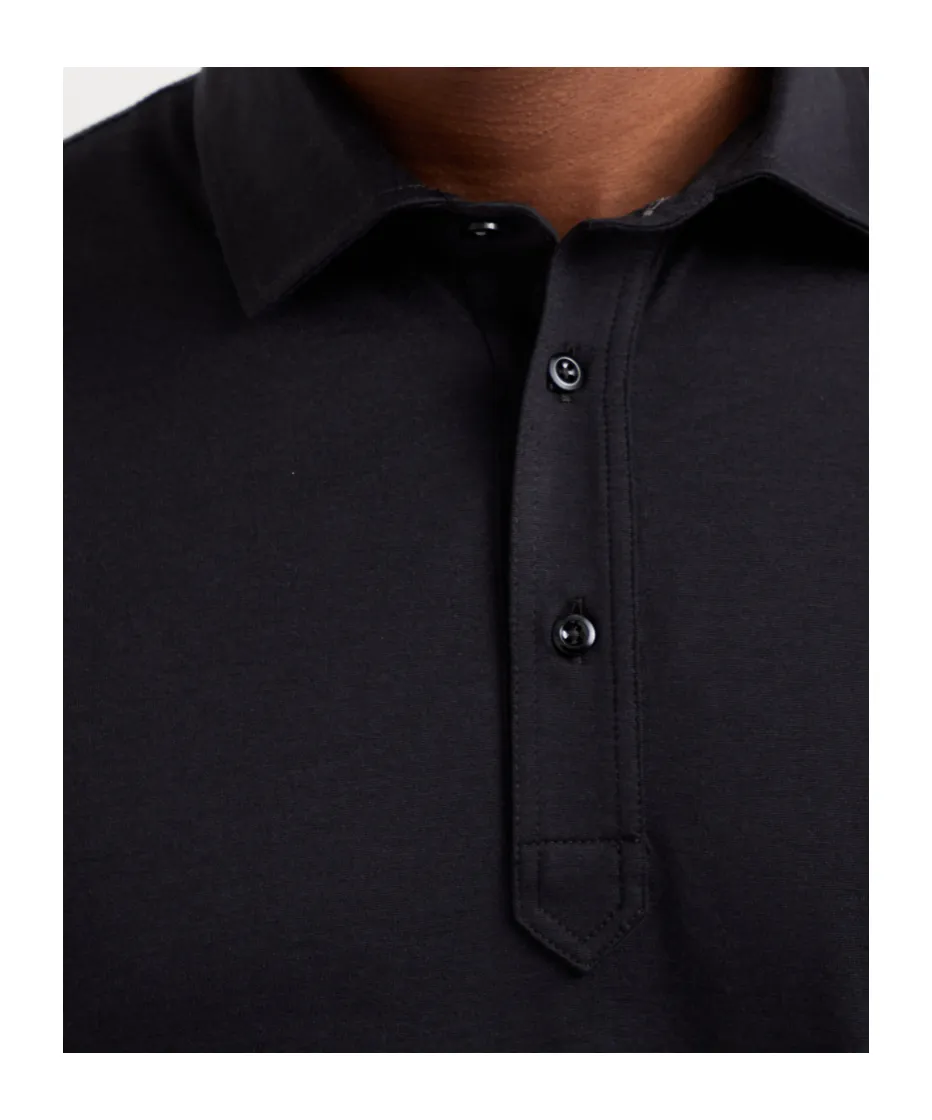 Contrast-Trim Short-Sleeved Polo Shirt