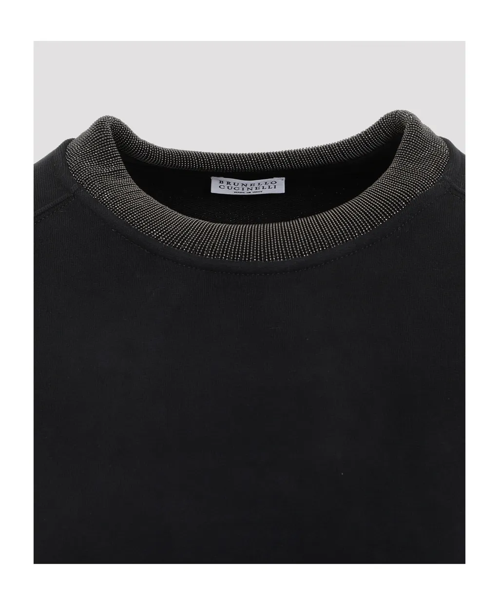 Monili-Chain Crewneck Sweatshirt