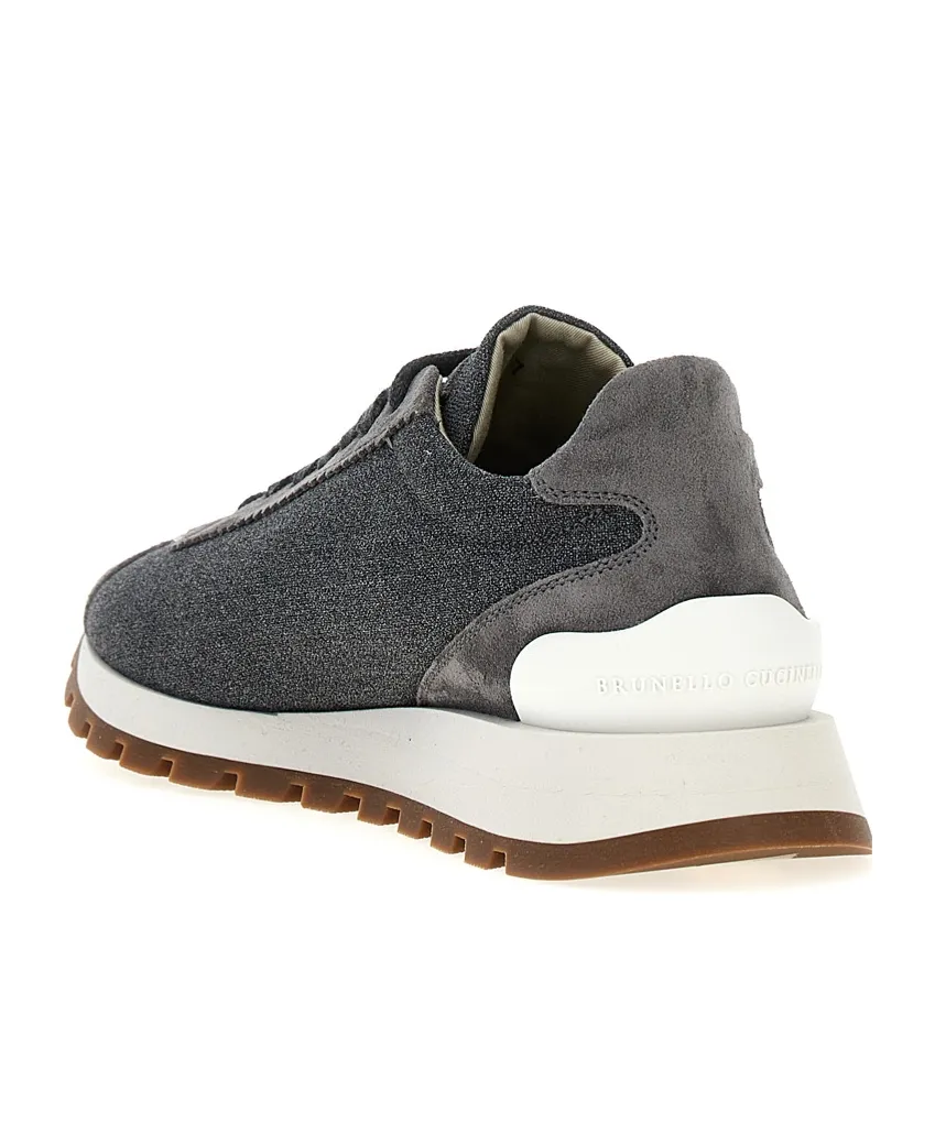 Monile-Detailed Low-Top Sneakers