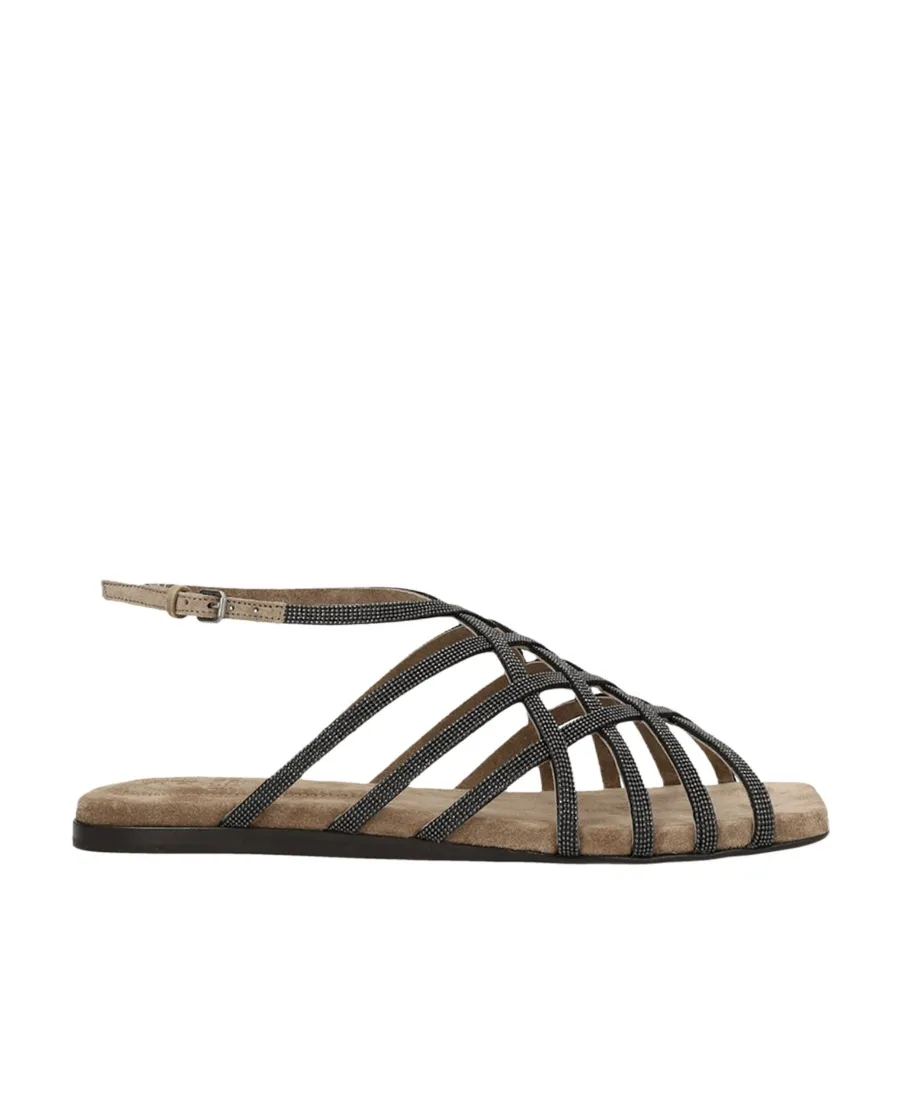 Monile Ankle Strap Sandals