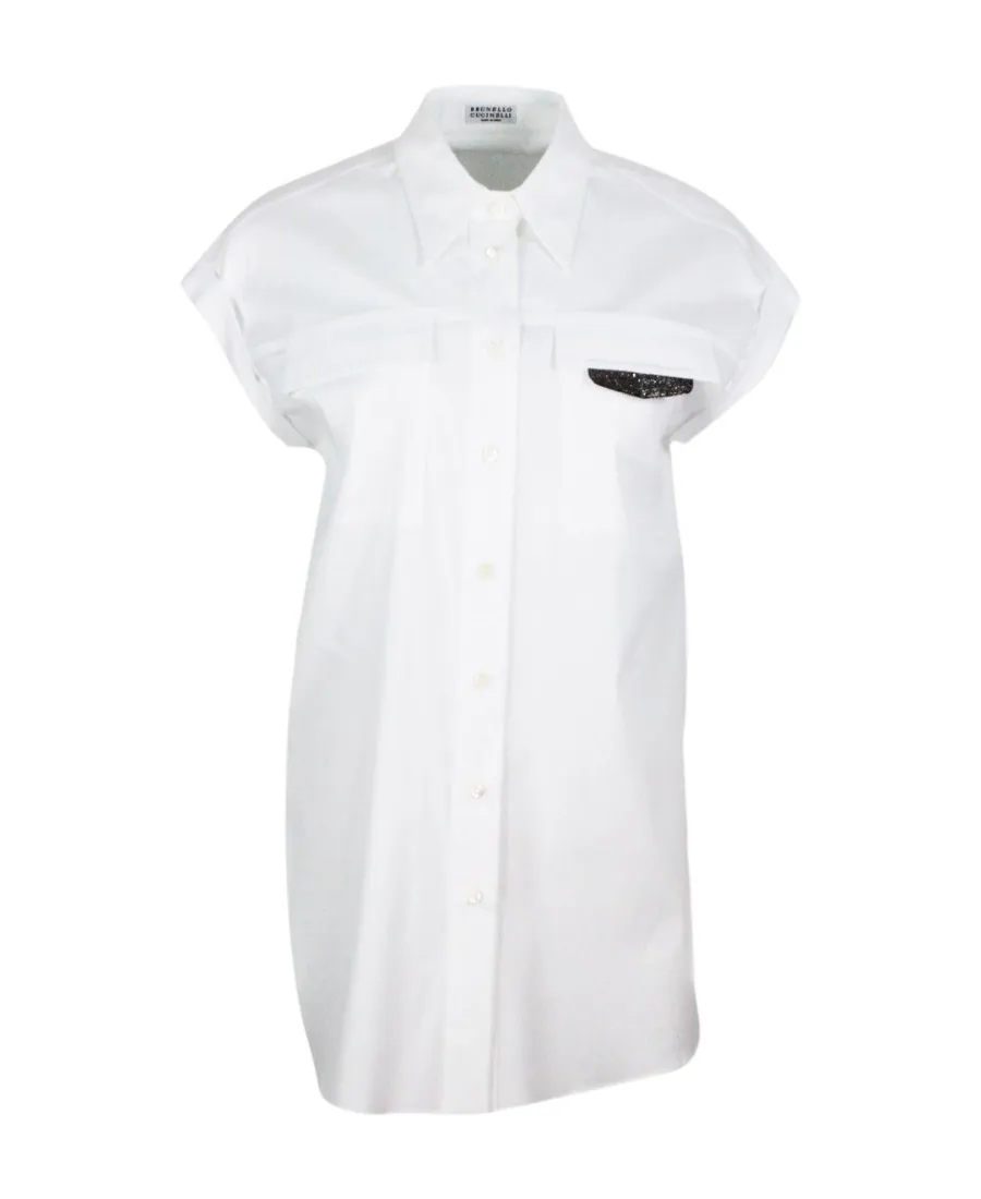 Short Sleeved Buttoned Shirt