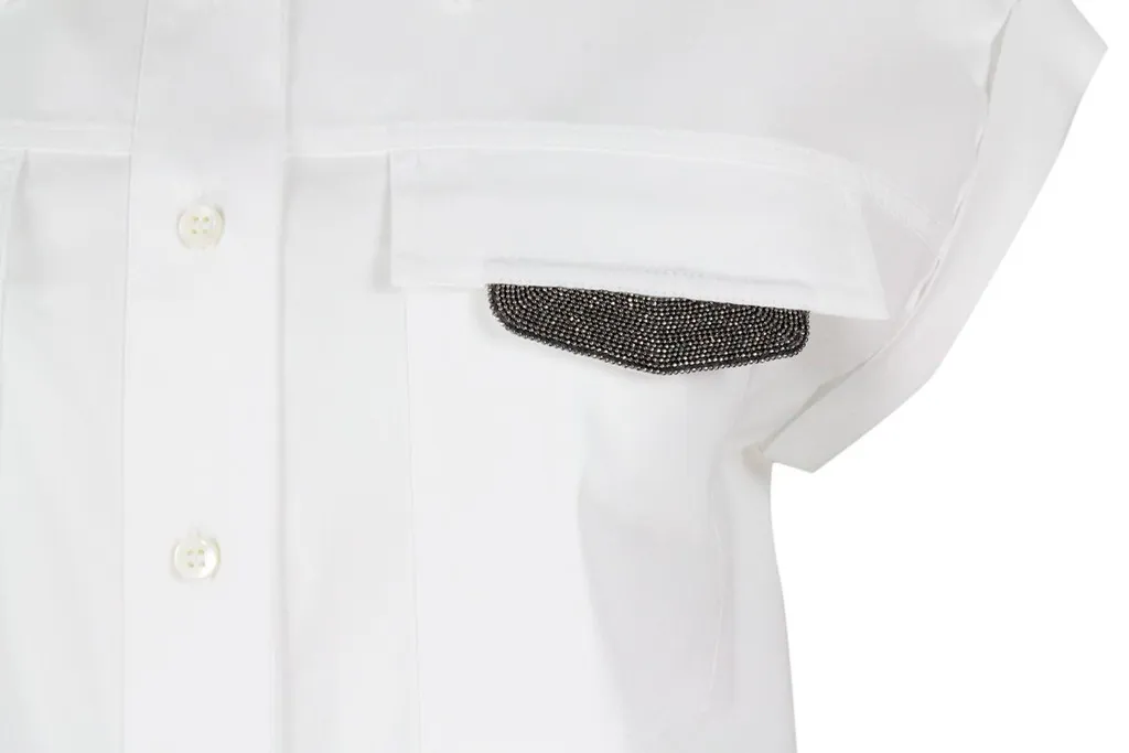 Short Sleeved Buttoned Shirt