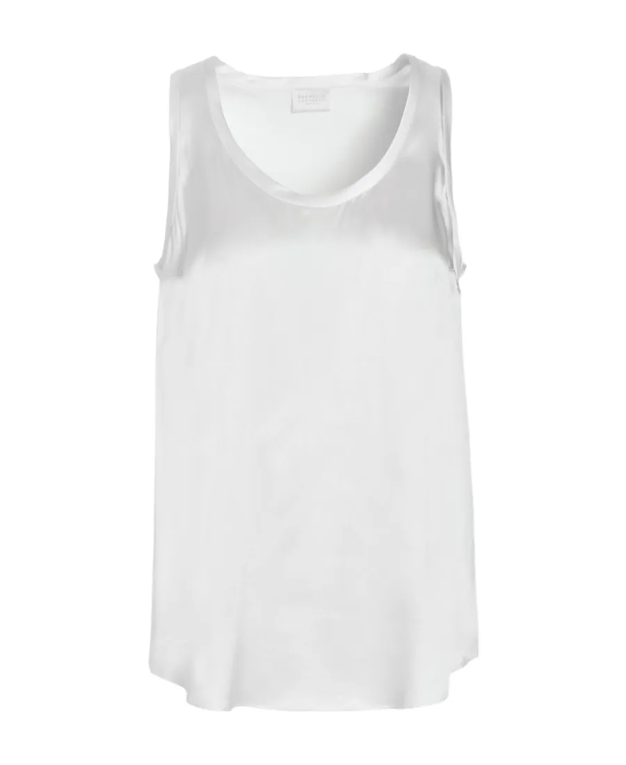 Scoop-Neck Sleeveless Tank Top