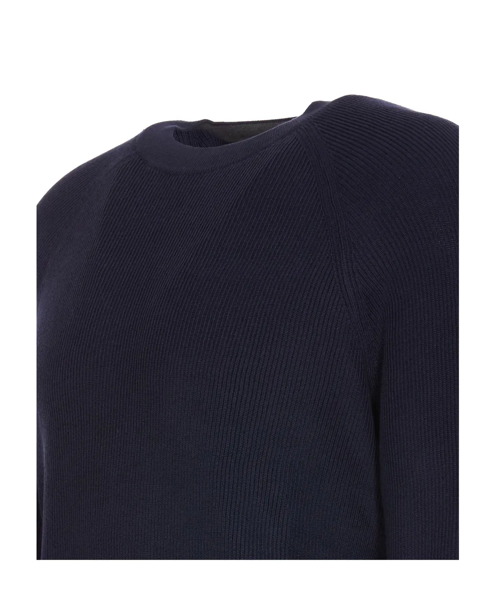 Ribbed Crewneck Sweater