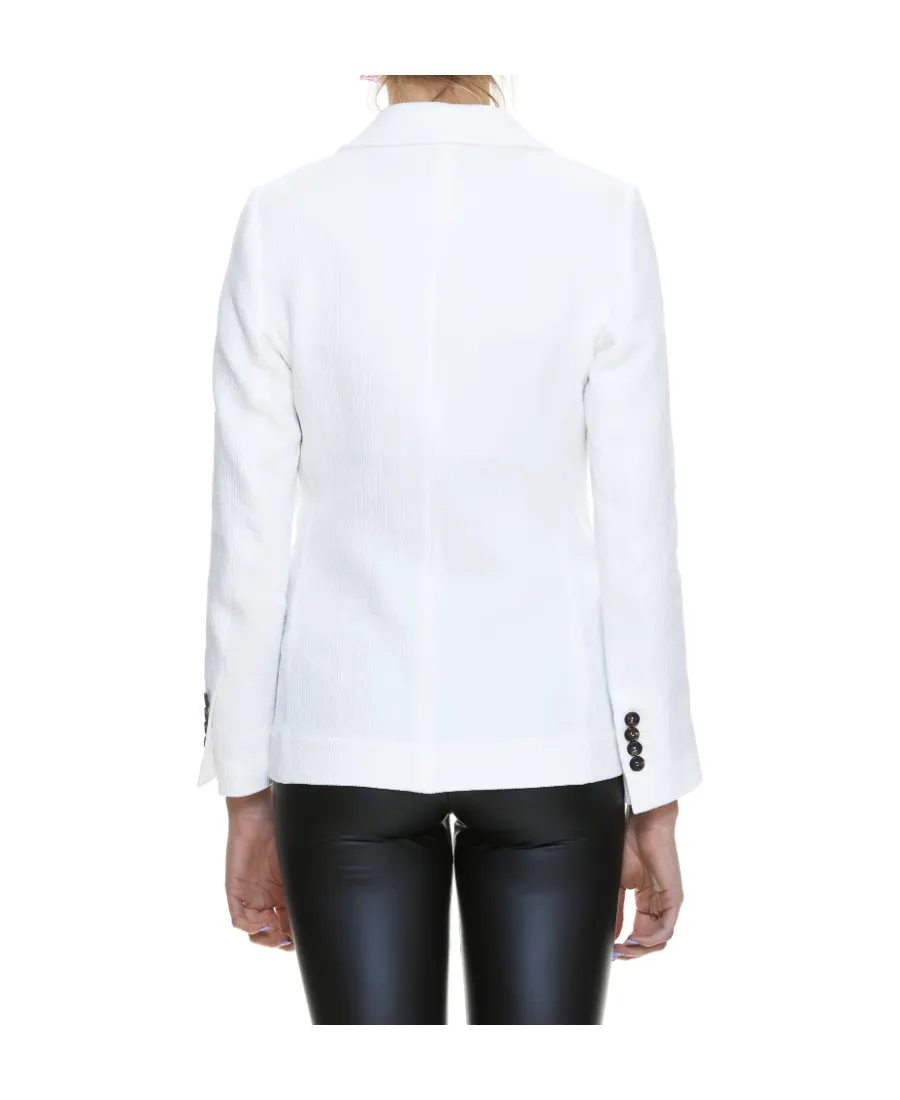 Double Breasted Long-Sleeved Blazer