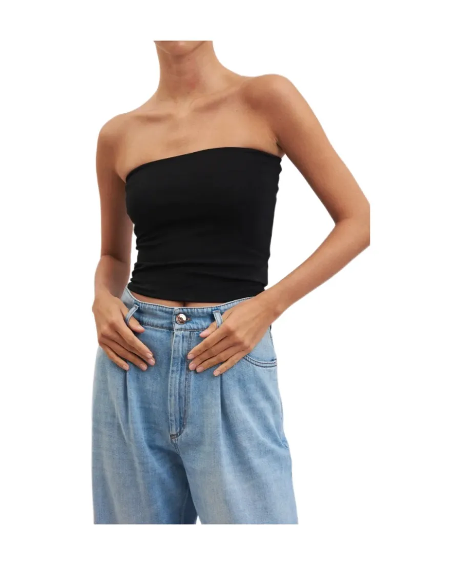 Strapless Stretched Top