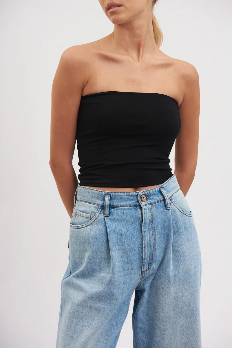 Strapless Stretched Top