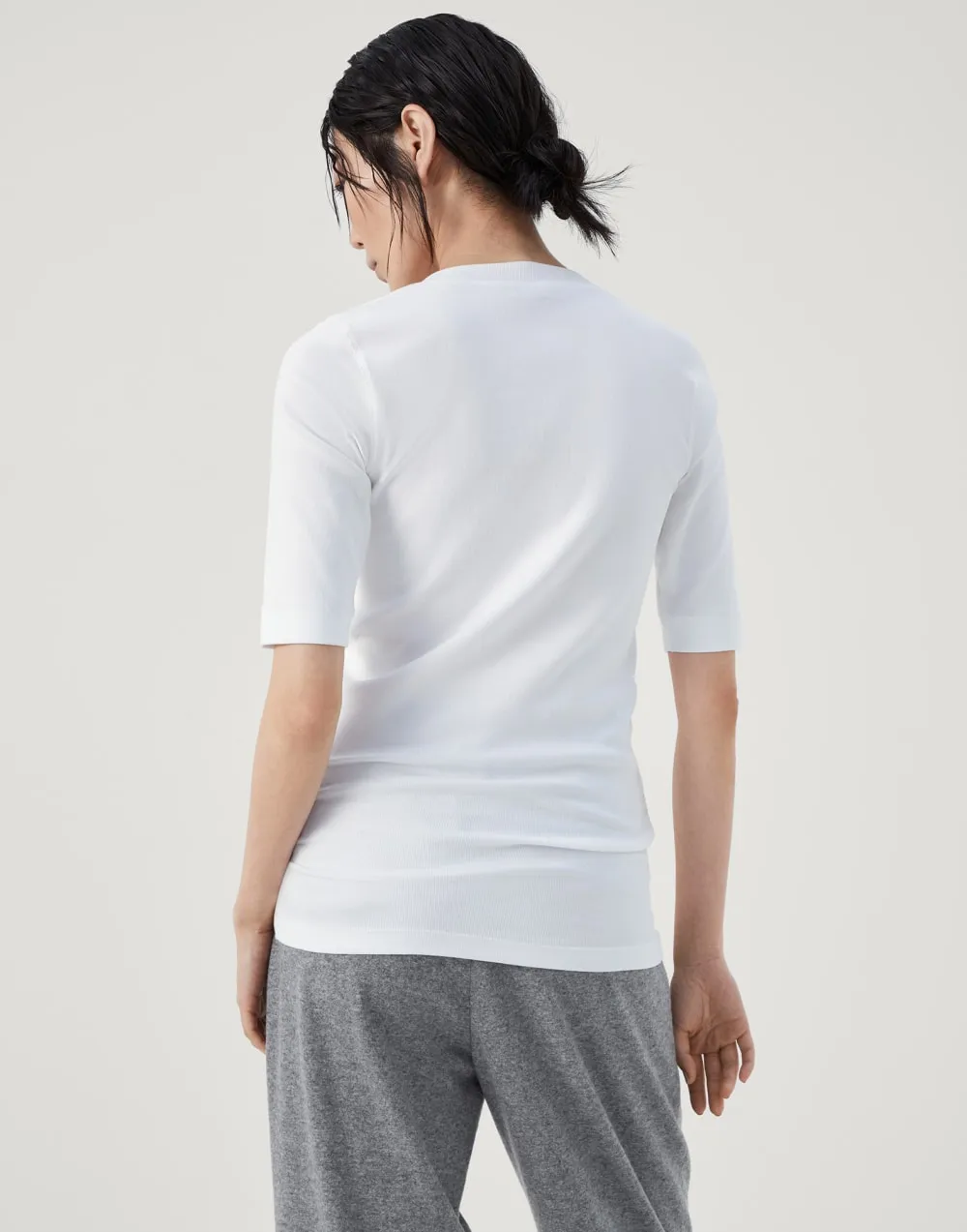 V-Neck Short Sleeved T-Shirt