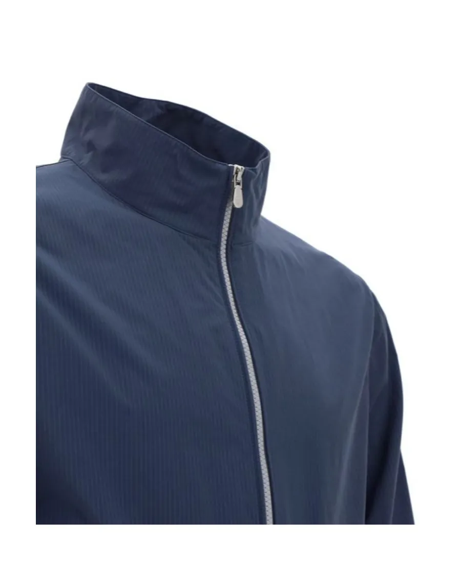 Striped Zip-Up Lightweight Jacket