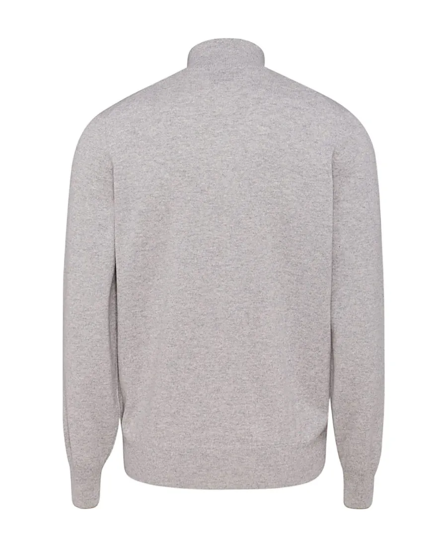 Zip-Up Cashmere Jumper