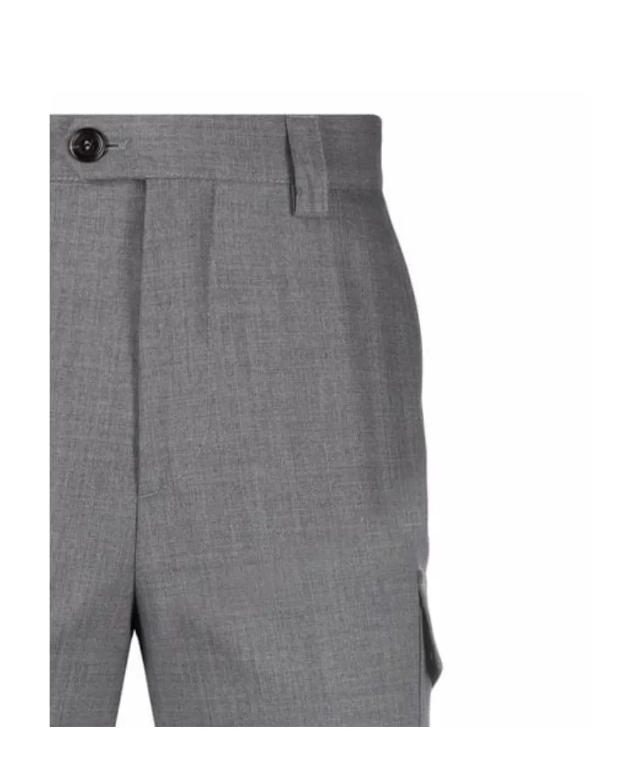 Cropped Tailored Trousers