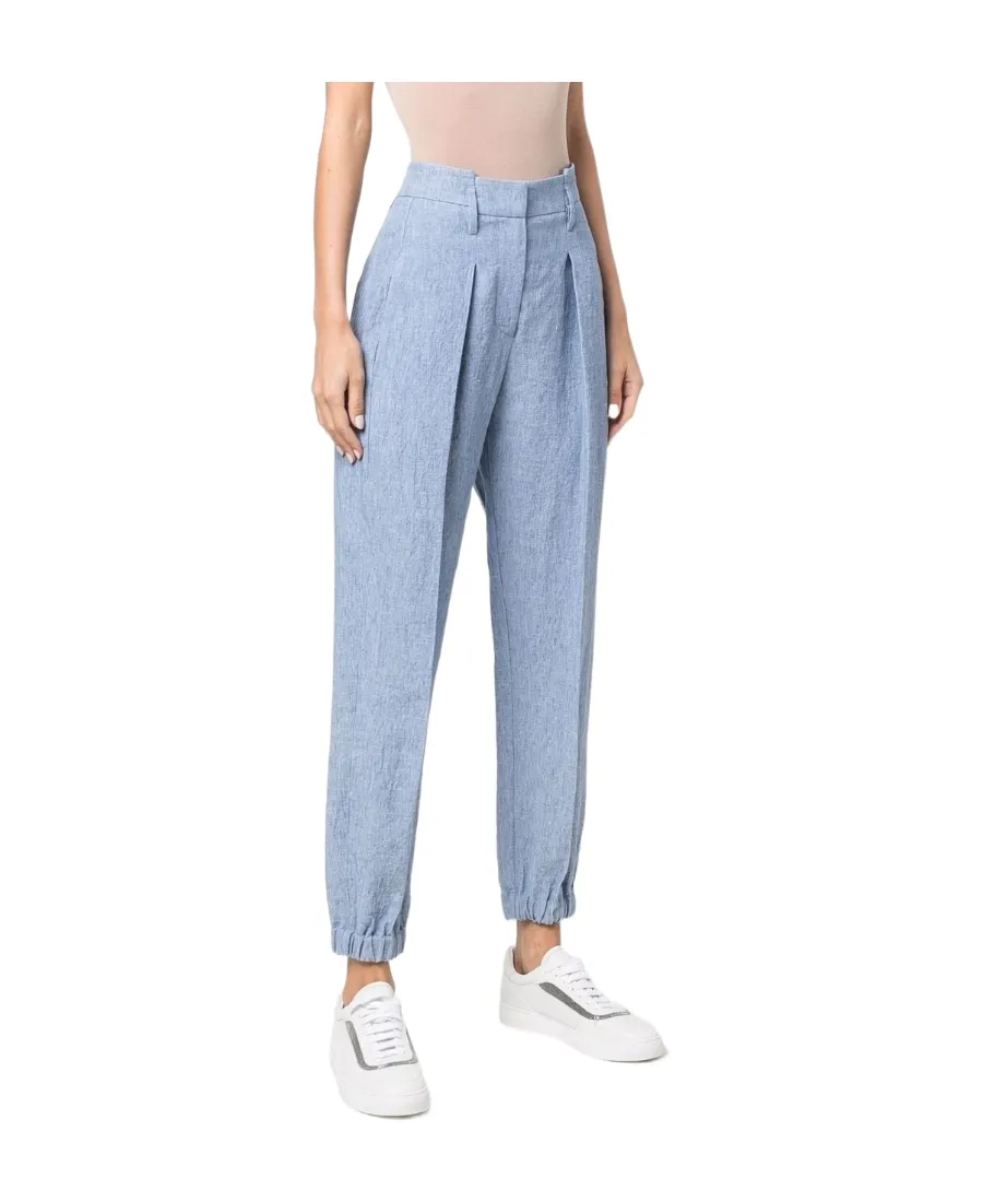 High Waist Tapered Leg Pants