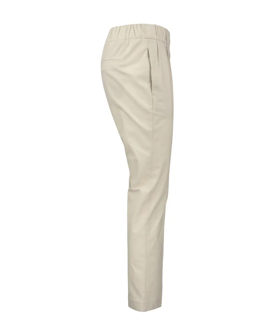 Cropped Pleated Trousers