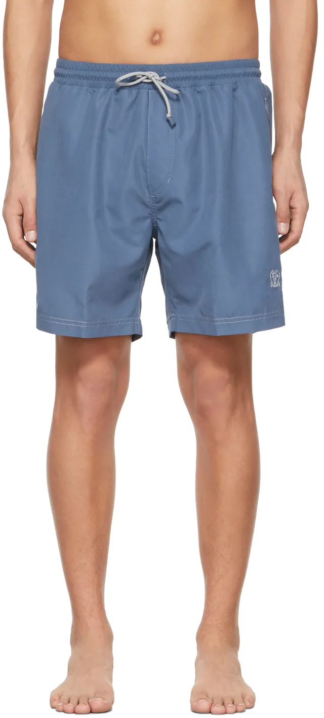 Logo Embroidered Swimming Shorts