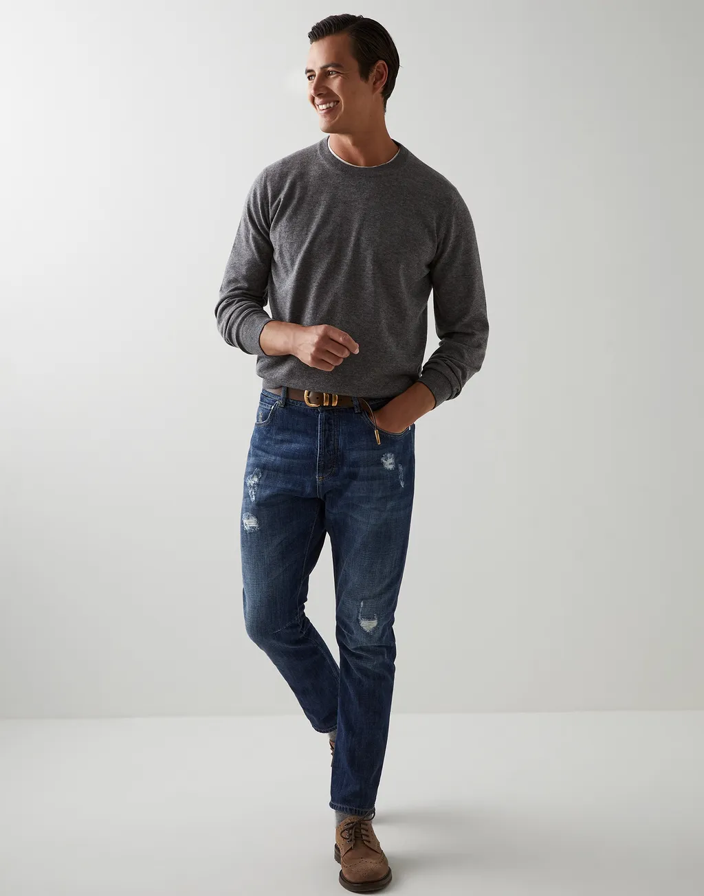 Crewneck Long-Sleeved Jumper