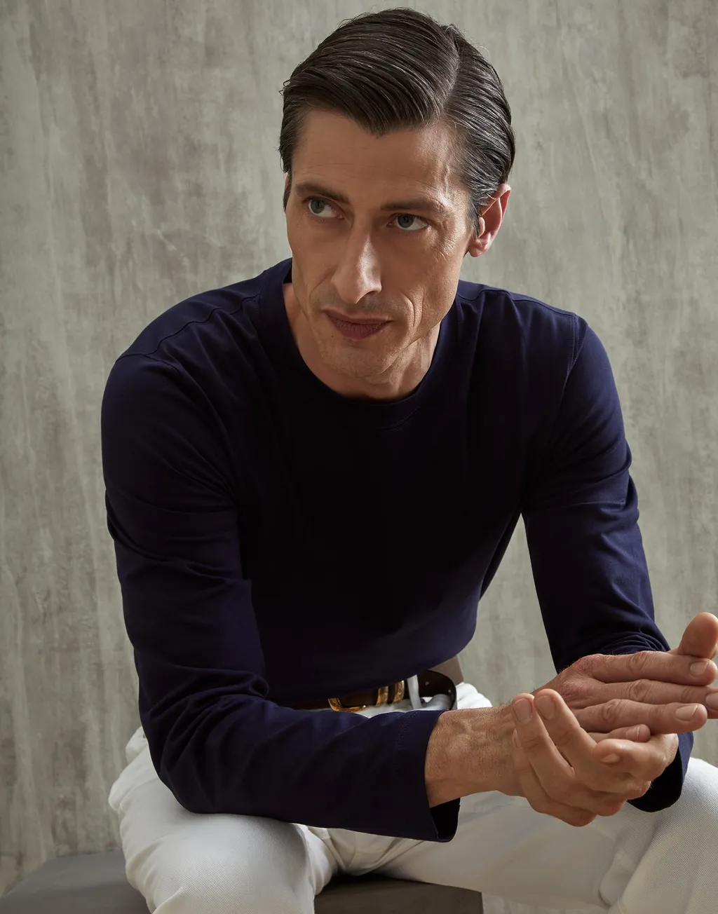 Cotton Crew-Neck Sweatshirt