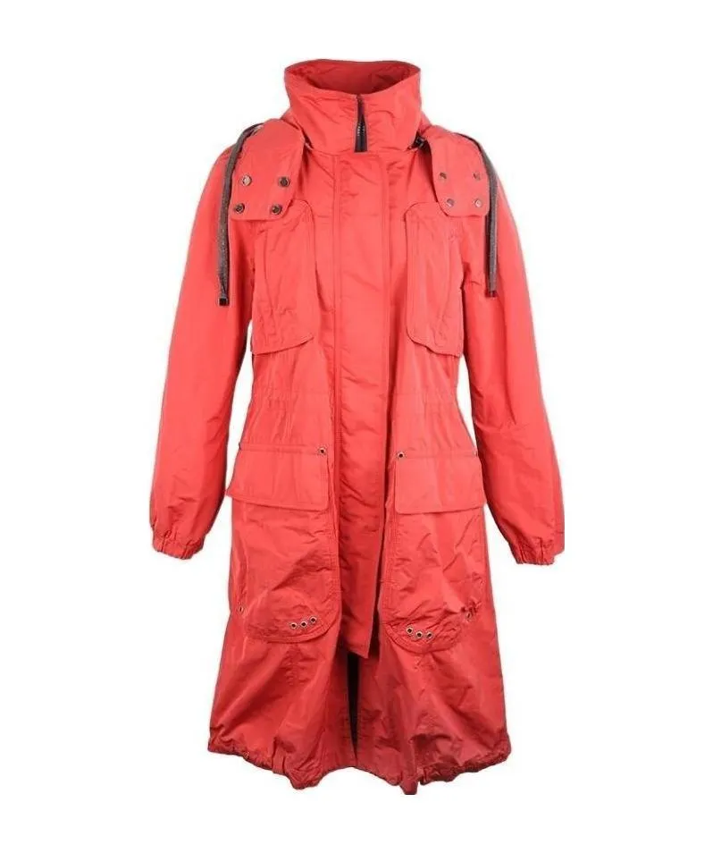 Long Hooded Casual Jacket