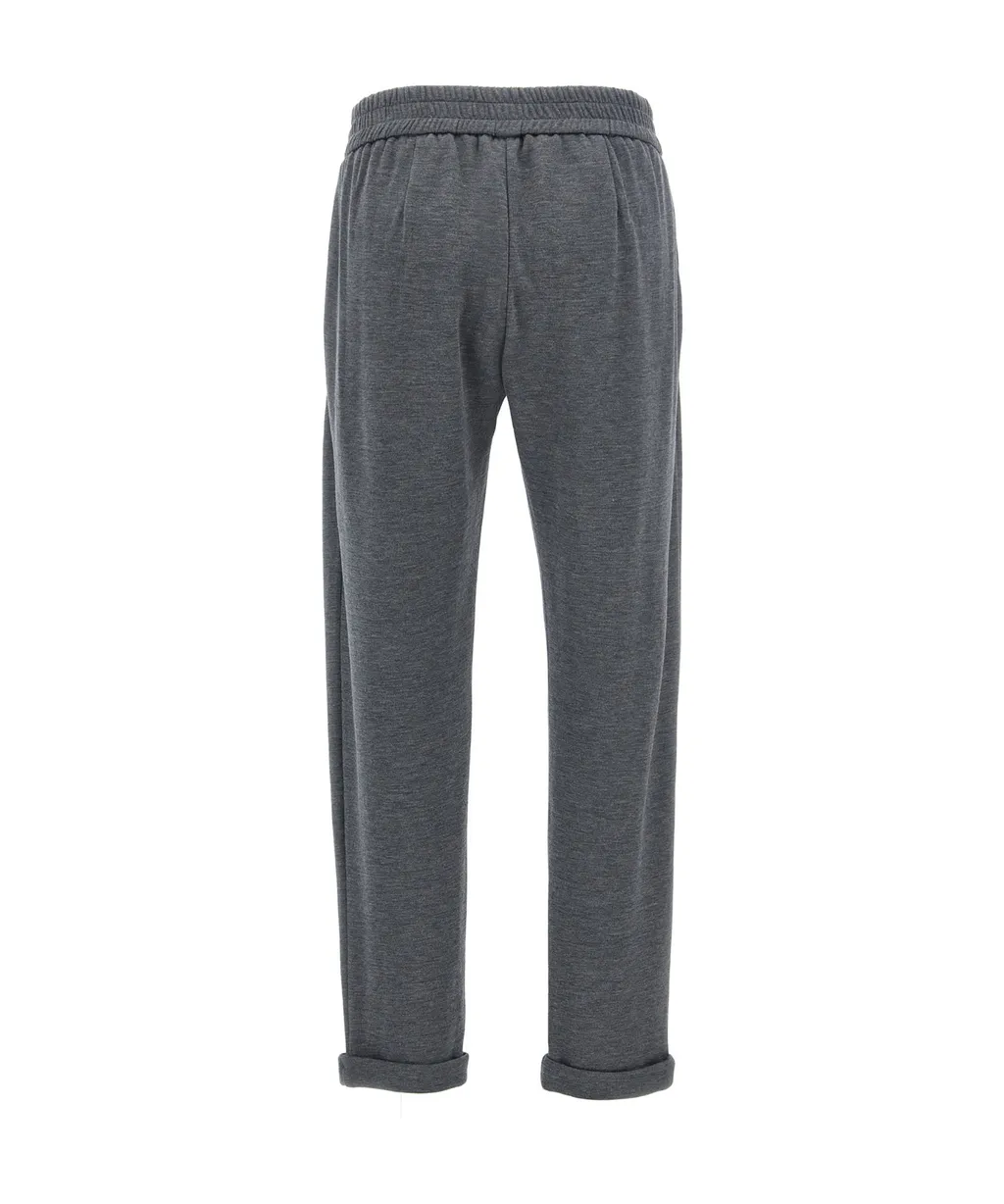 Elastic Waistband Drawstring Joggers